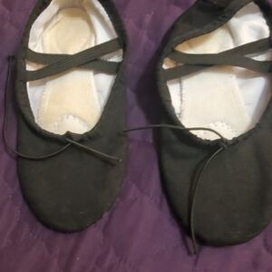 Girls Black Ballet Flats